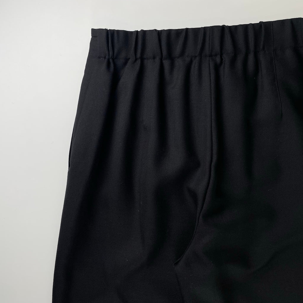 Ballsey ボールジー / ライトカルゼ ストレートパンツ ブラック 未使用品 参考定価：17,000+tax SIZE:34