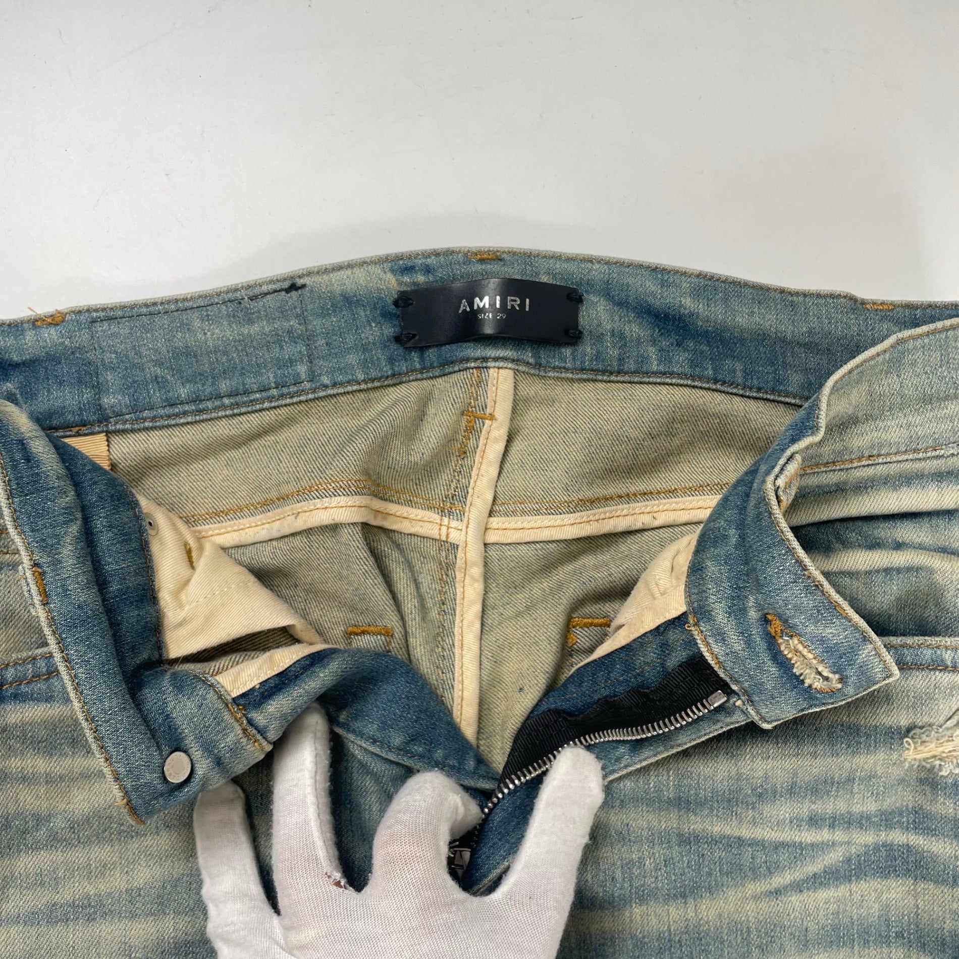 AMIRI / グリッターラメデニムパンツ 参考定価：150,000程度 SIZE:29
