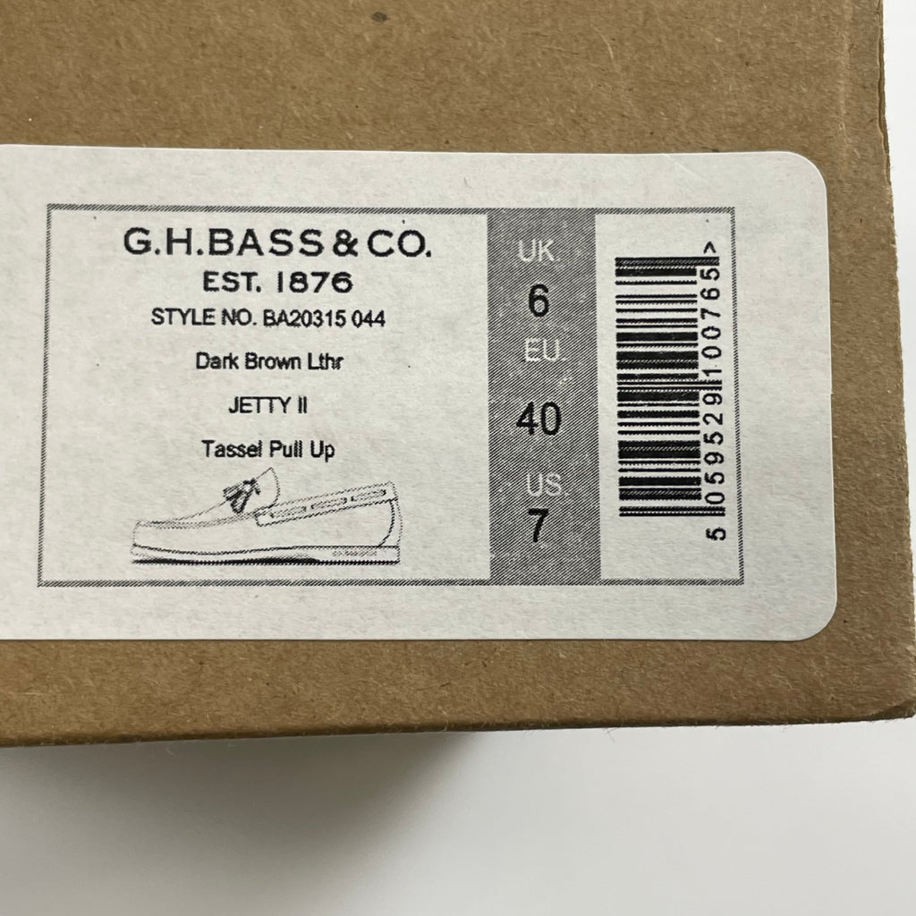 G.H.BASS＆CO. / JETTY Ⅱ タッセルレザーローファー 箱付 SIZE:US7