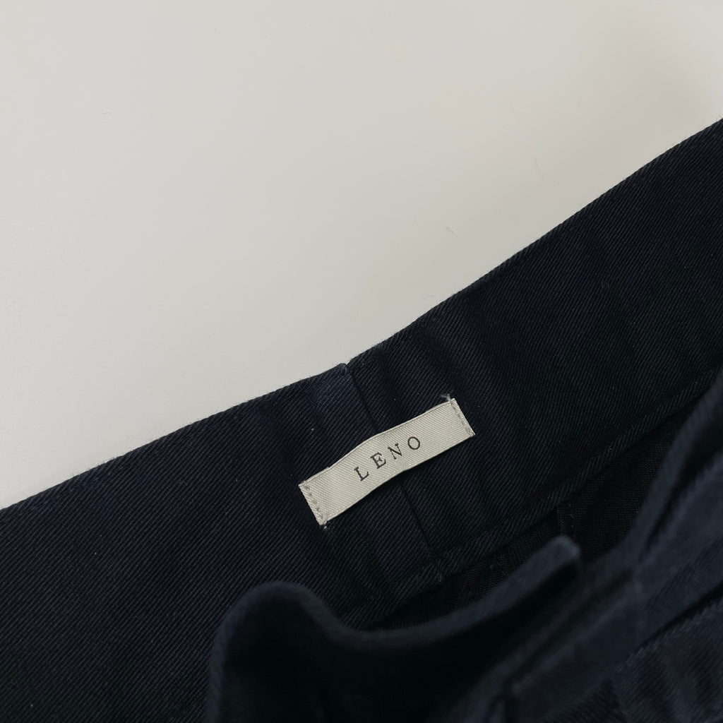 LENO リノ / Double Belted Gurkha Trousers グルカパンツ ネイビー 参考定価：23,000+tax SIZE:1