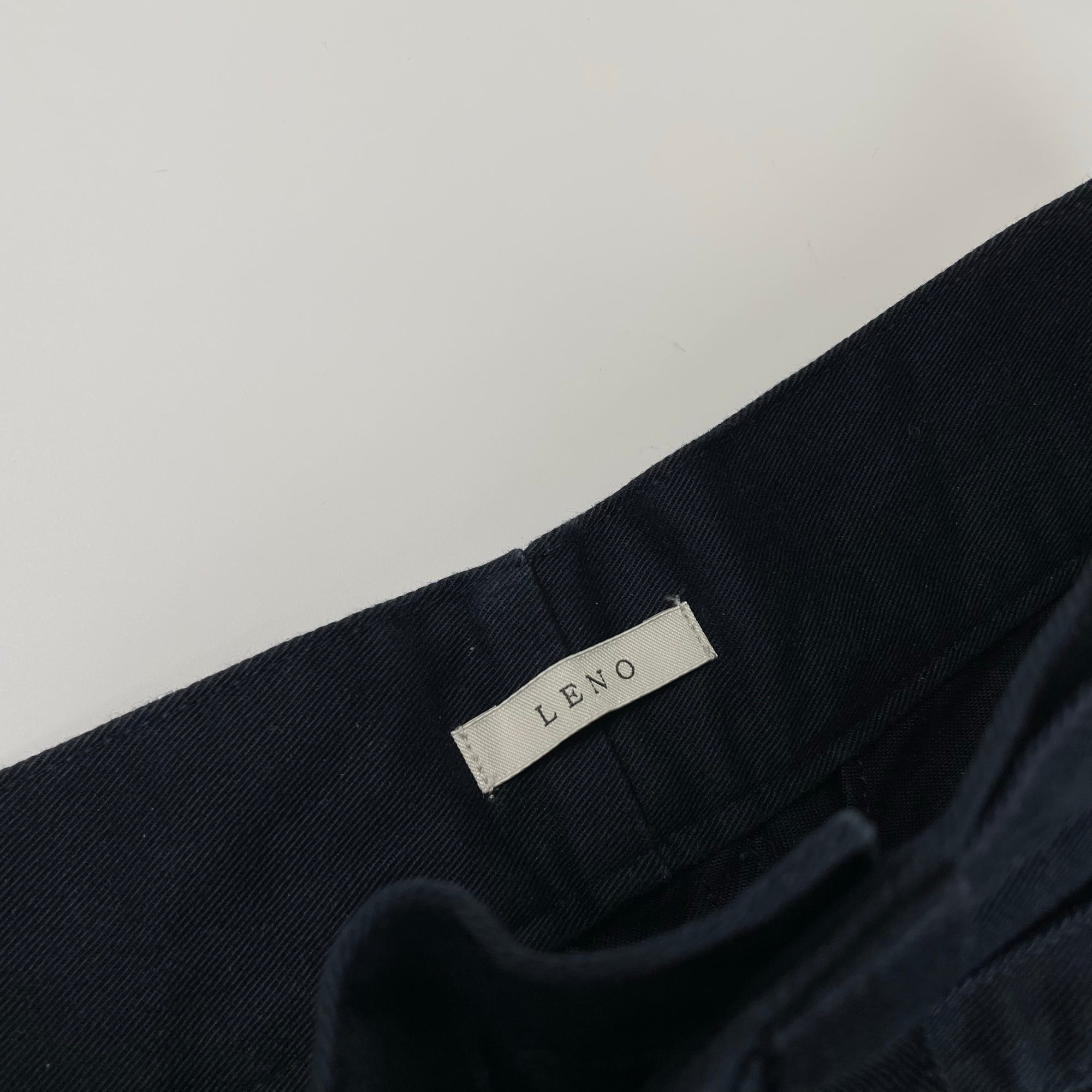 LENO リノ / Double Belted Gurkha Trousers グルカパンツ ネイビー 参考定価：23,000+tax SIZE:1