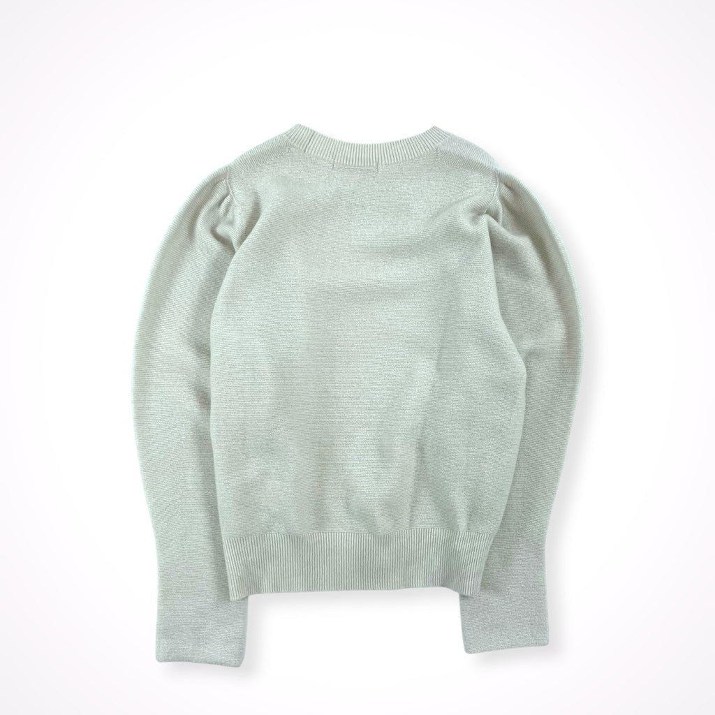 ANAYI / 紡毛ガーターペザントパフ プルオーバー 参考定価：26,000+tax SIZE:38
