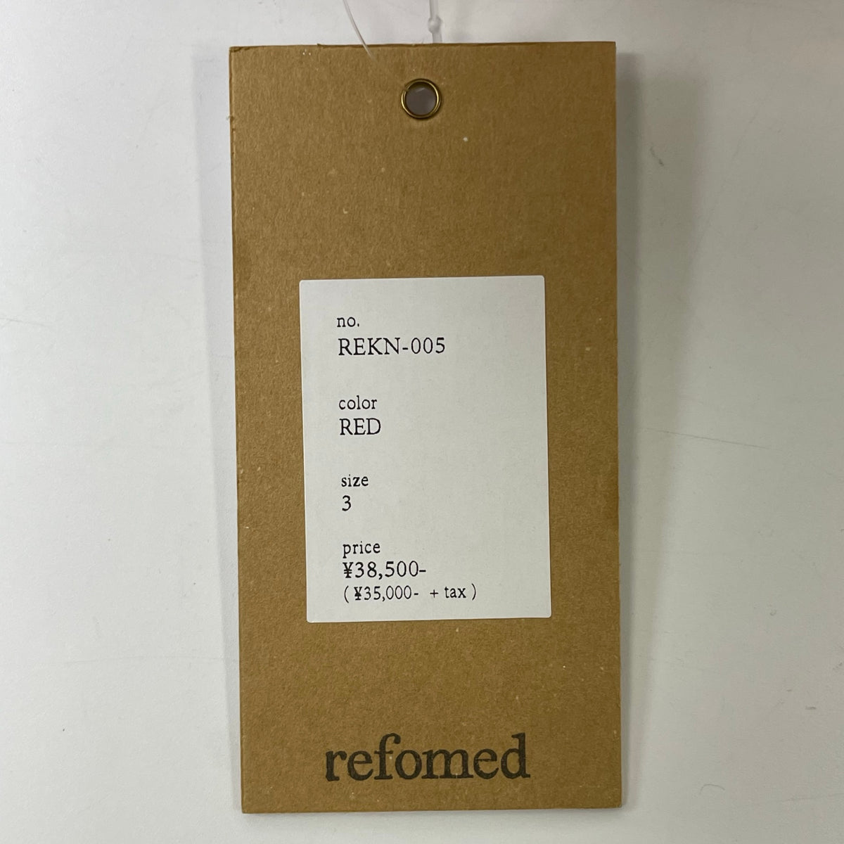 refomed / OLD MAN KNIT POLO 参考定価：35,000+tax SIZE:3