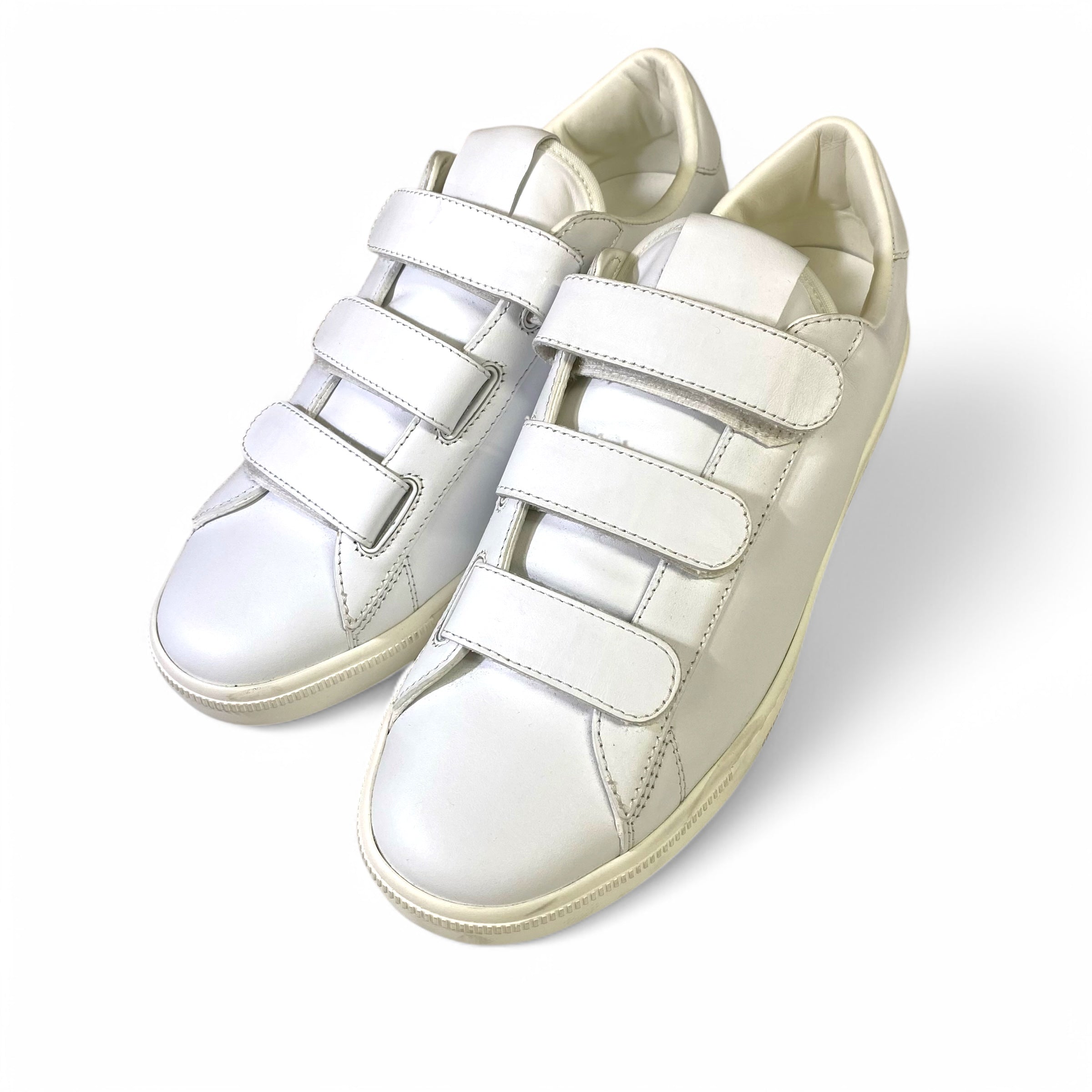 【試着程度、箱・布袋付】MONCLER モンクレール fragment design ベルクロ レザー スニーカー 藤原ヒロシ