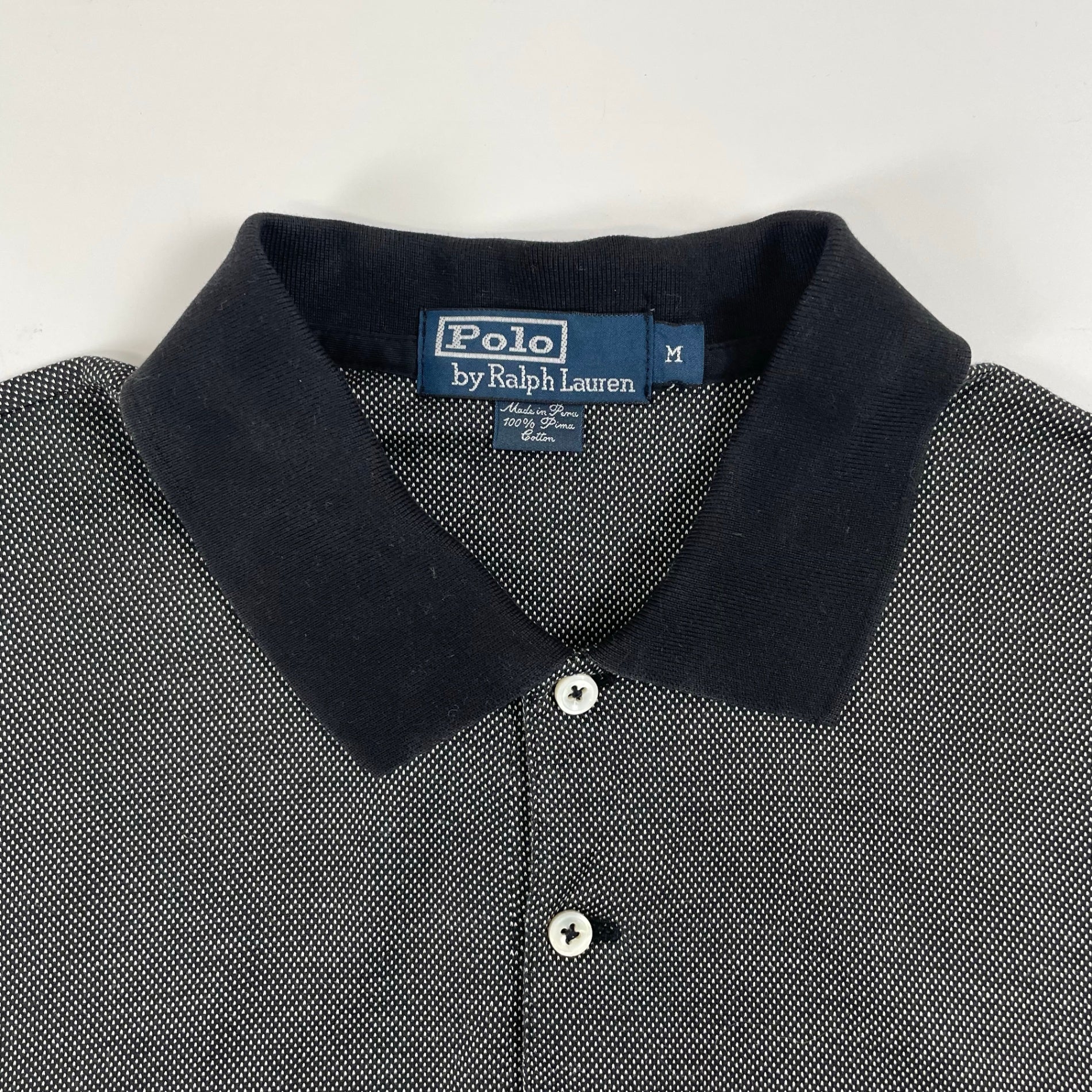 Polo by Ralph lauren / 90s 裾ポニー ピマコットンポロシャツ SIZE：M