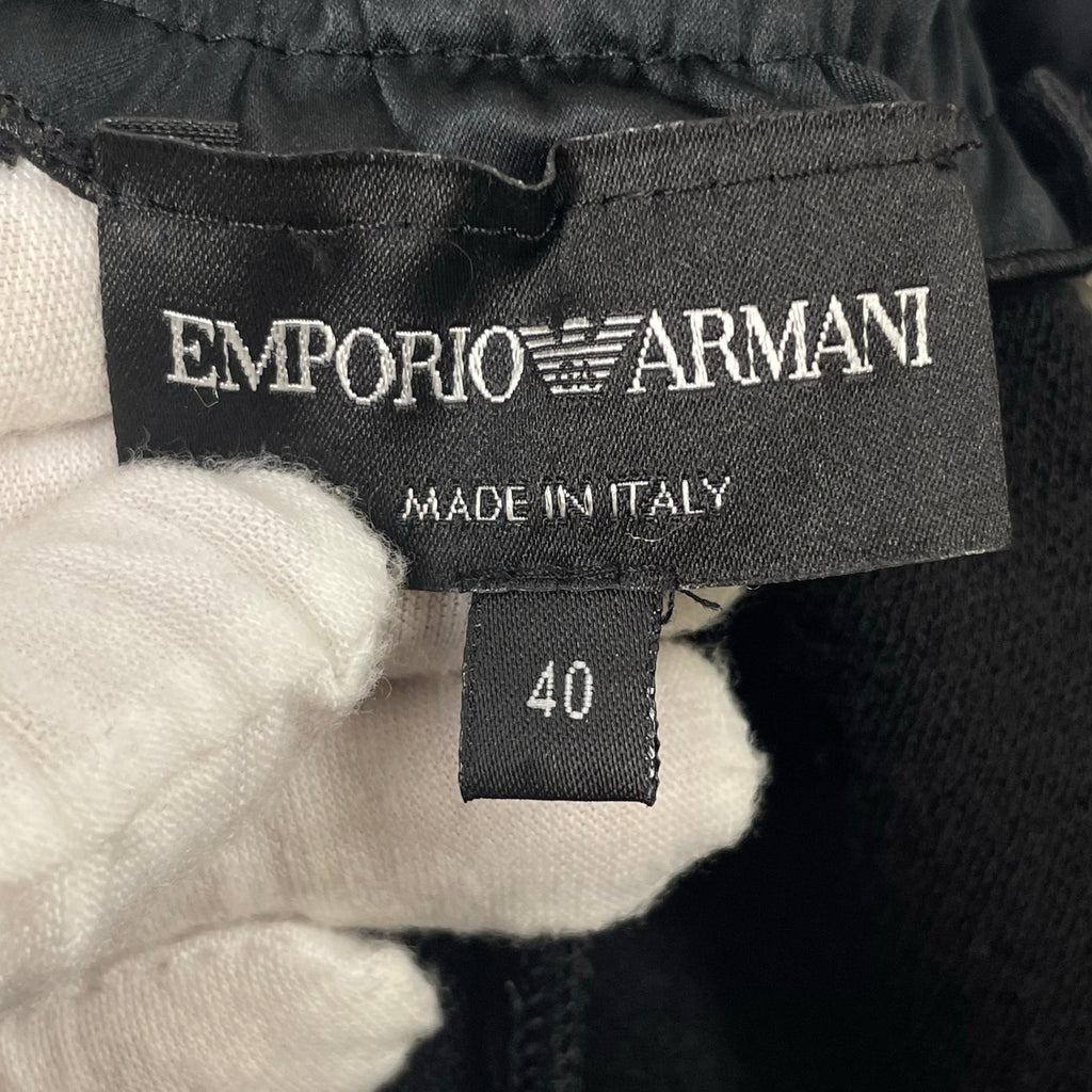 EMPORIO ARMANI / ベルテッドワイドスラックス コサージュベルト 参考定価：85,000程度 SIZE：40