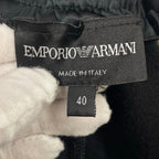 EMPORIO ARMANI / ベルテッドワイドスラックス コサージュベルト 参考定価：85,000程度 SIZE：40