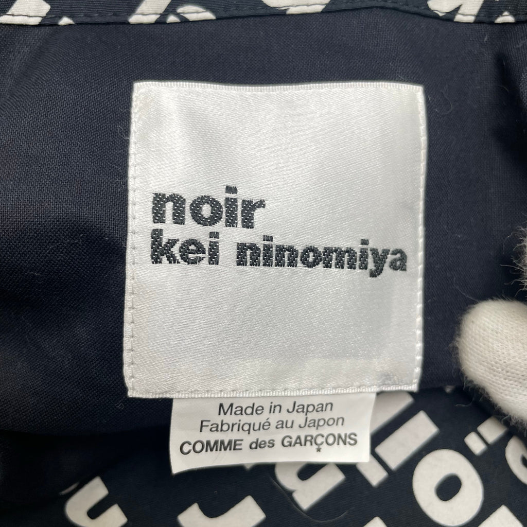noir kei ninomiya ノワールケイニノミヤ / 総ロゴサテントートバッグ 3I-K 202 参考定価：25,000+tax