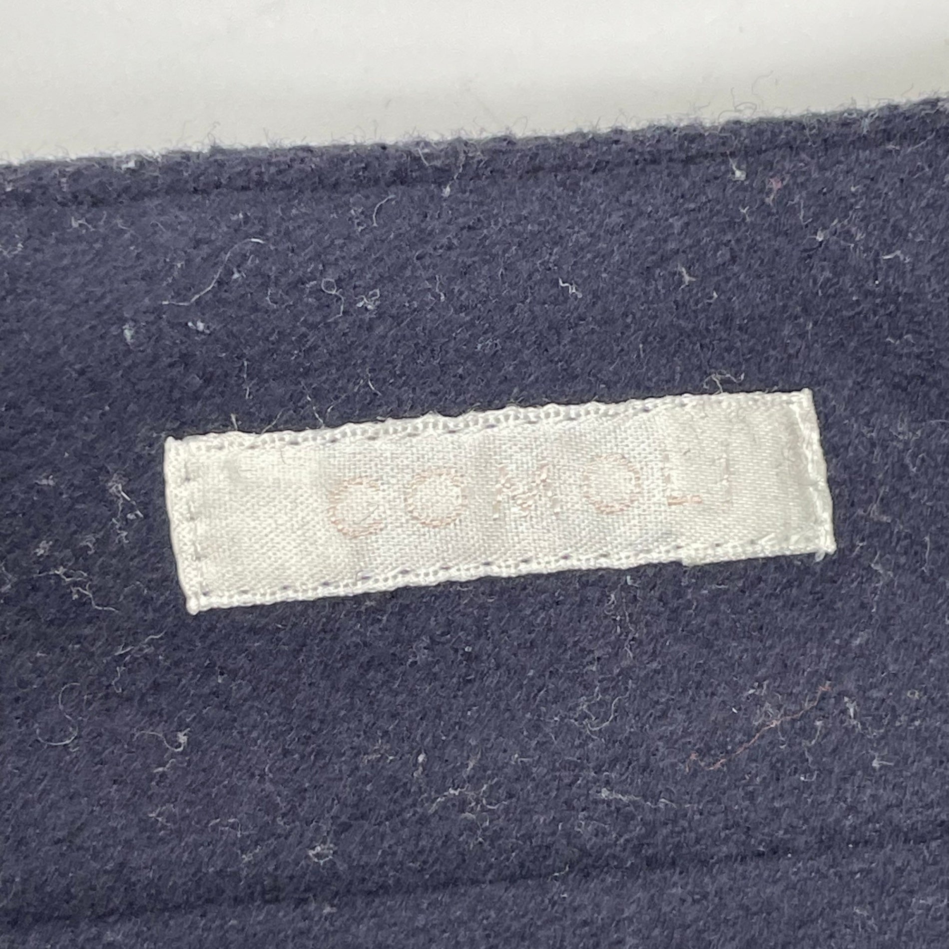 COMOLI コモリ / フェルトンベルテッドパンツ ネイビー 参考定価：36,000+tax SIZE:1