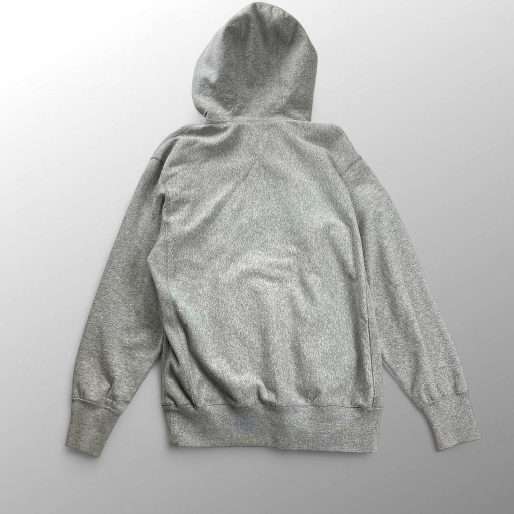 FTC エフティーシー / ボックスロゴ フーディ パーカー オレンジ×グレー SIZE:M