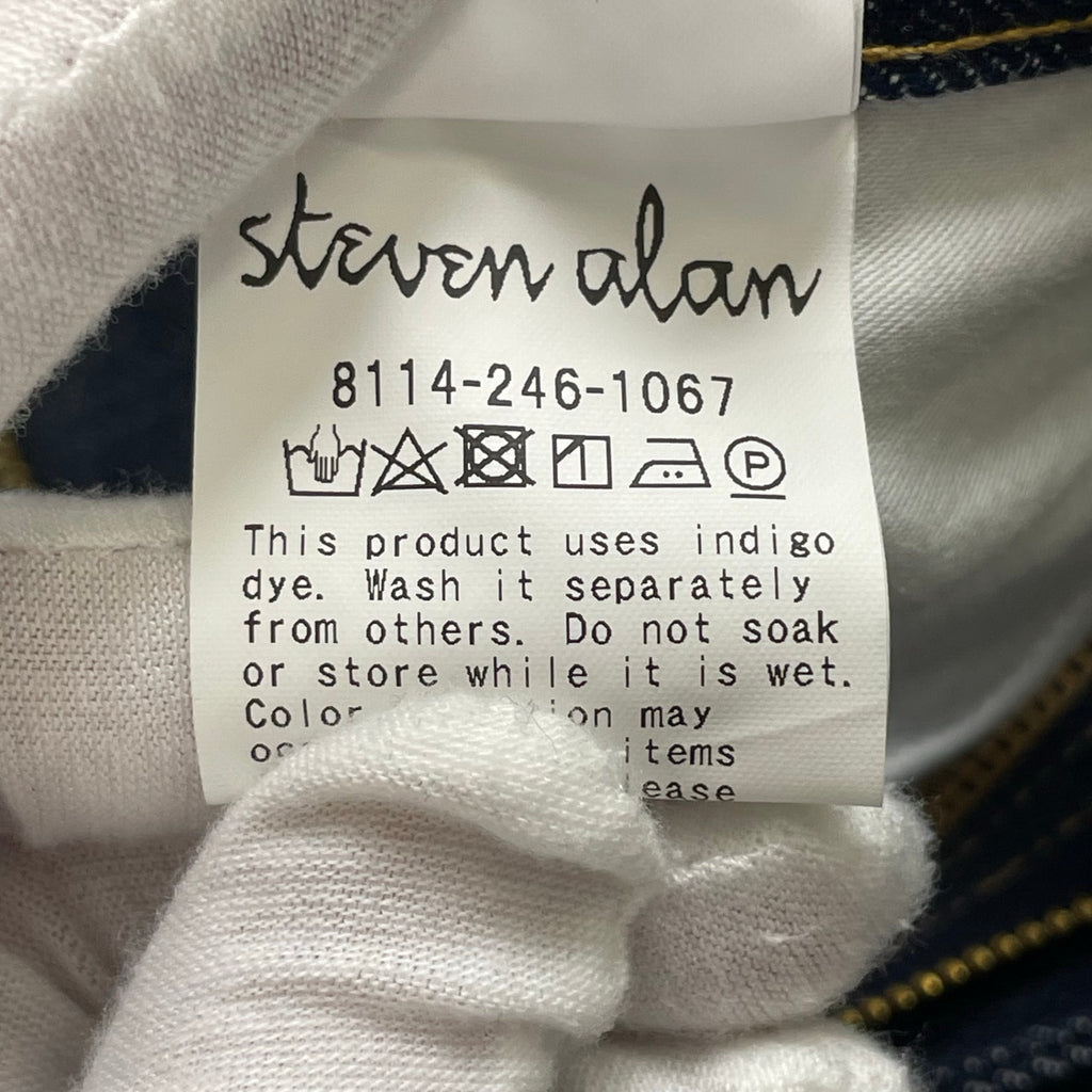 Steven Alan / 13.5oz DENIM 5P BAGGY TAPERED PANTS 参考定価：18,000+tax SIZE:30