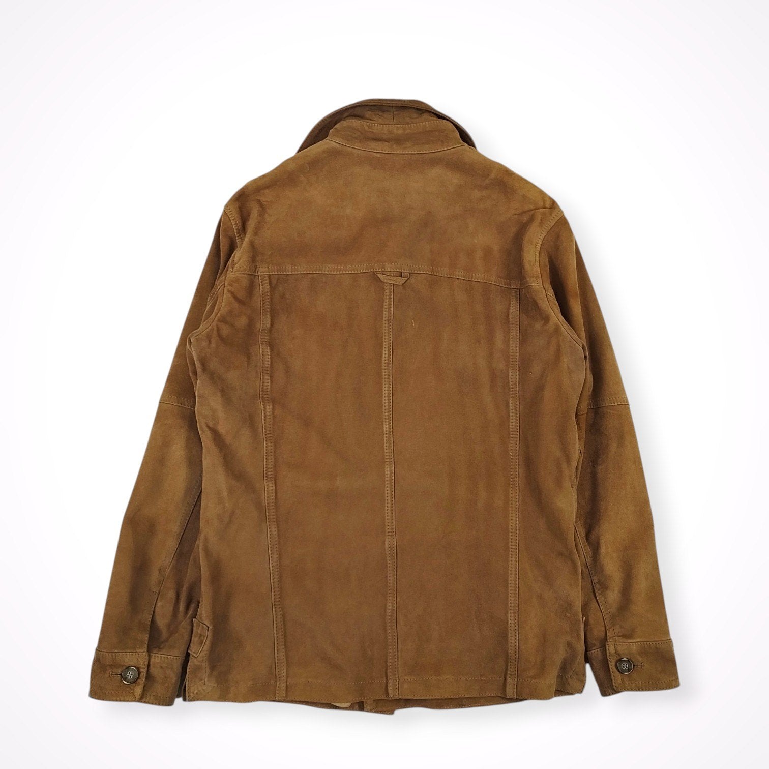 EMMETI / ゴートスキン スウェードレザージャケット 参考定価：150,000程度 SIZE:46