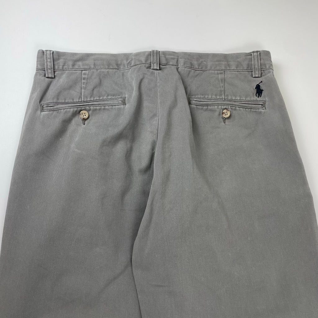 POLO by RALPH LAUREN ポロバイラルフローレン / 90s PRESTON PANT ヴィンテージチノ グレー SIZE：W33×L32