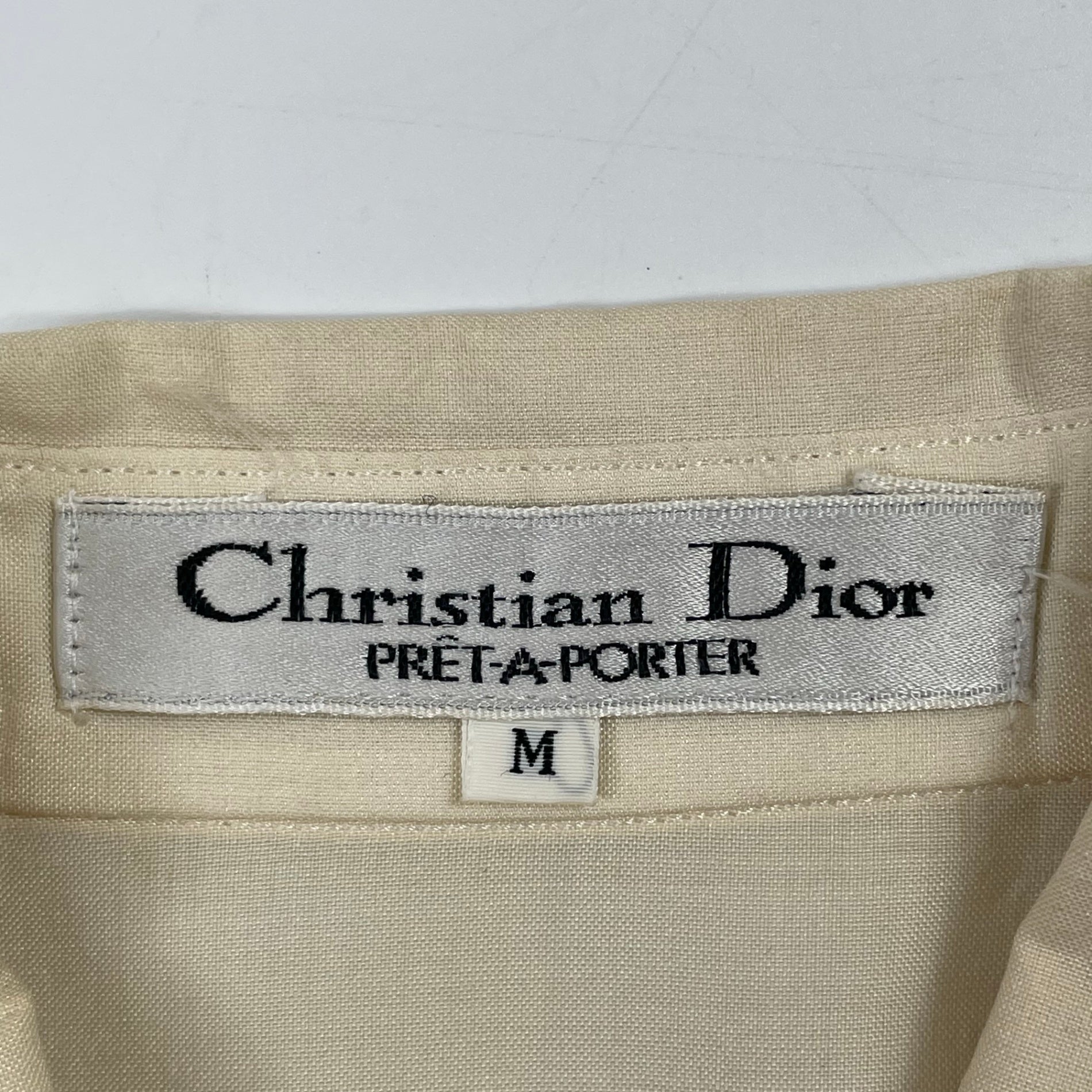 Christian Dior / ヴィンテージタックブラウス SIZE:M
