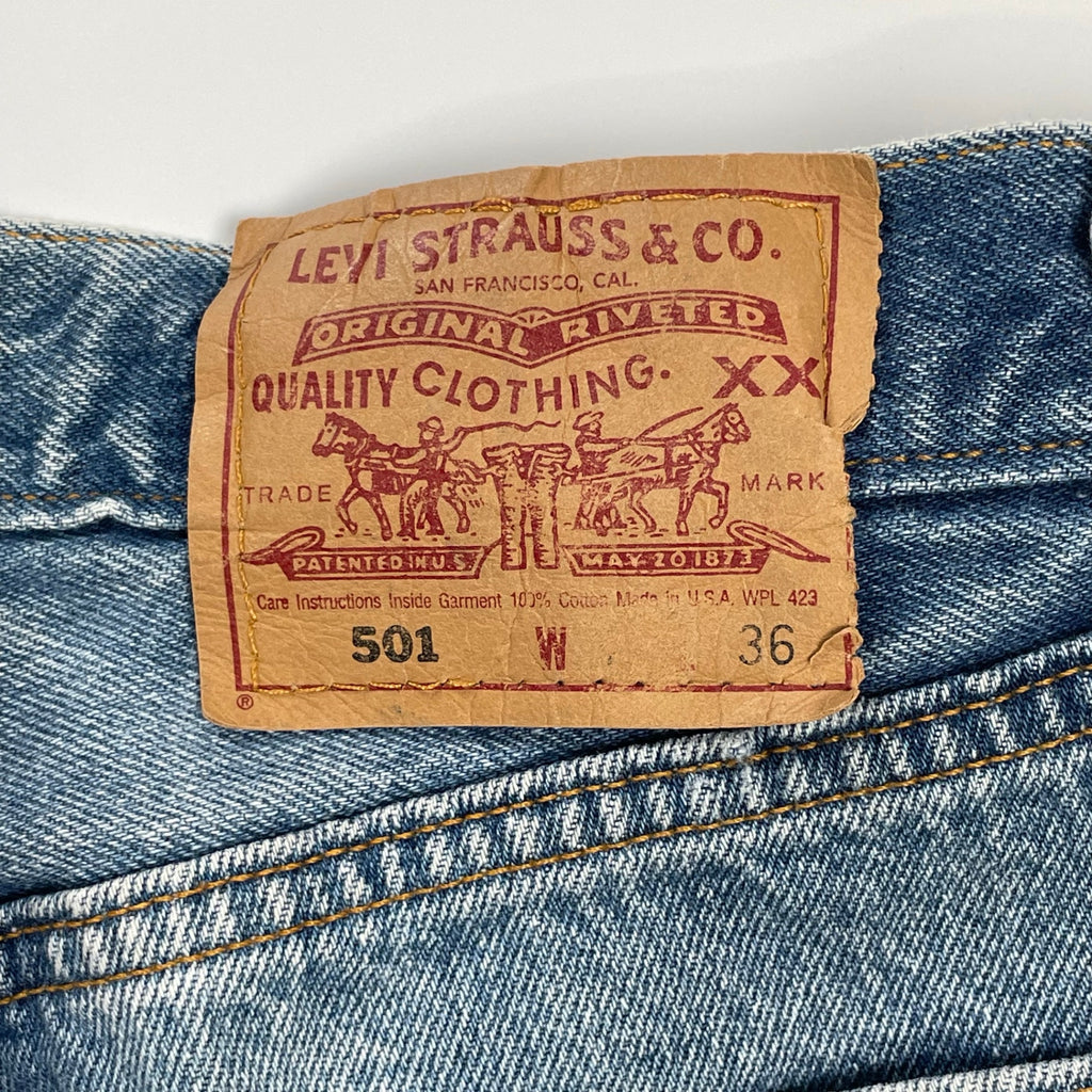 VIOLETTE ROOM バイオレットルーム Levi's リーバイス / リメイクデニムパンツ 90s501ボディ 参考定価：20,000程度 SIZE:W70程度