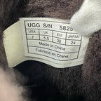 UGG アグ / CLASSIC SHORT ムートンブーツ ブラウン 5825 試着程度 参考定価：30,000程度 SIZE：24cm