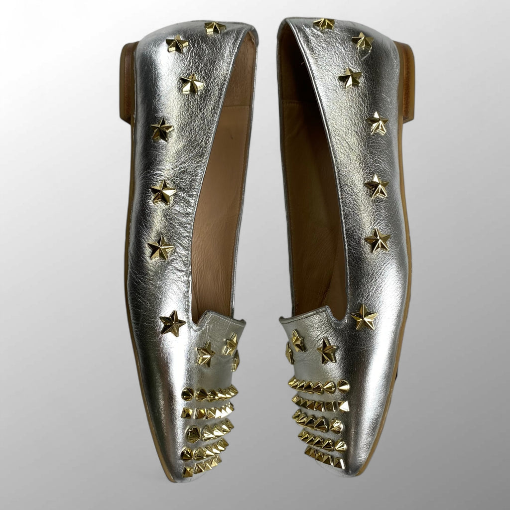 ras ラス / スタッズスクエアトウパンプス 参考定価：40,000程度 SIZE:24cm程度