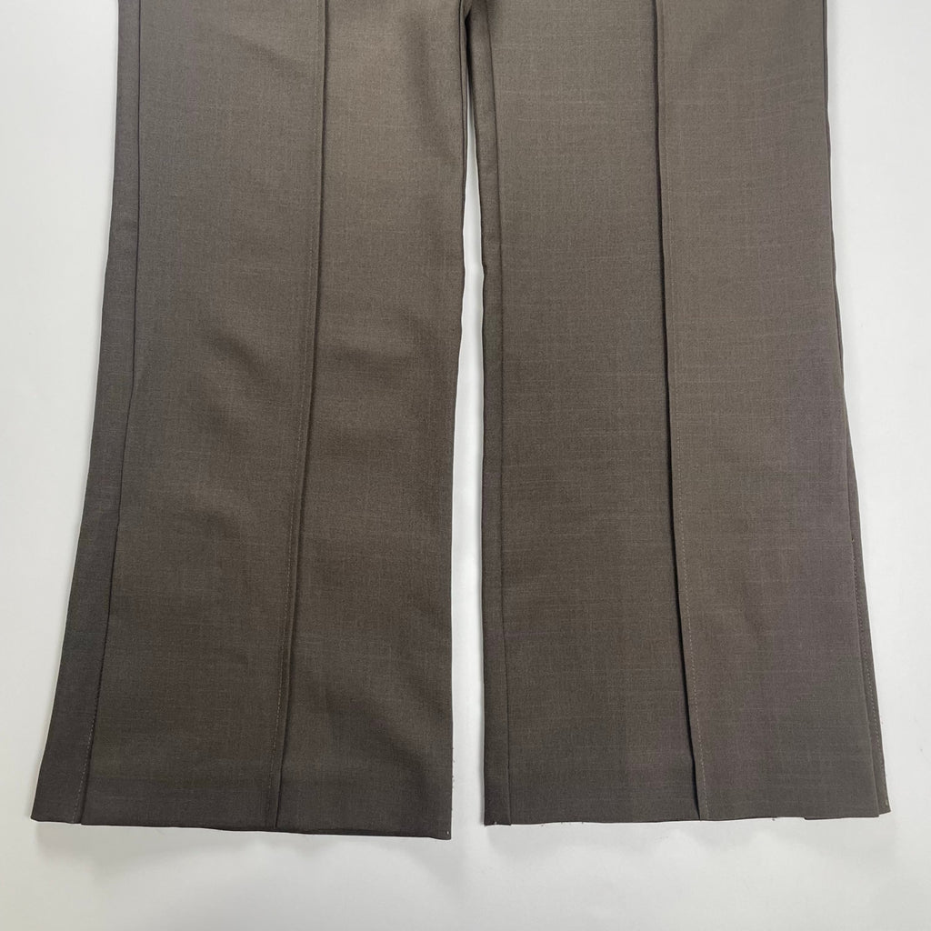 CHUCLLA チュクラ / センタークリース フレアスラックス ブラウン 参考定価：11,000程度 SIZE:L