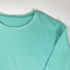 【タグ付・美品】 Tie-up タイアップ / WAFFLE BIG THERMAL サーマル ブルー コットン100％ 日本製 参考定価：18,000+tax SIZE:M