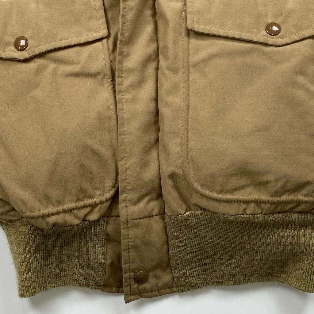 70年代 VINTAGE Schott ショット / ヴィンテージ ダウンジャケット フライトジャケット TALONジップ  ミリタリー SIZE：XS