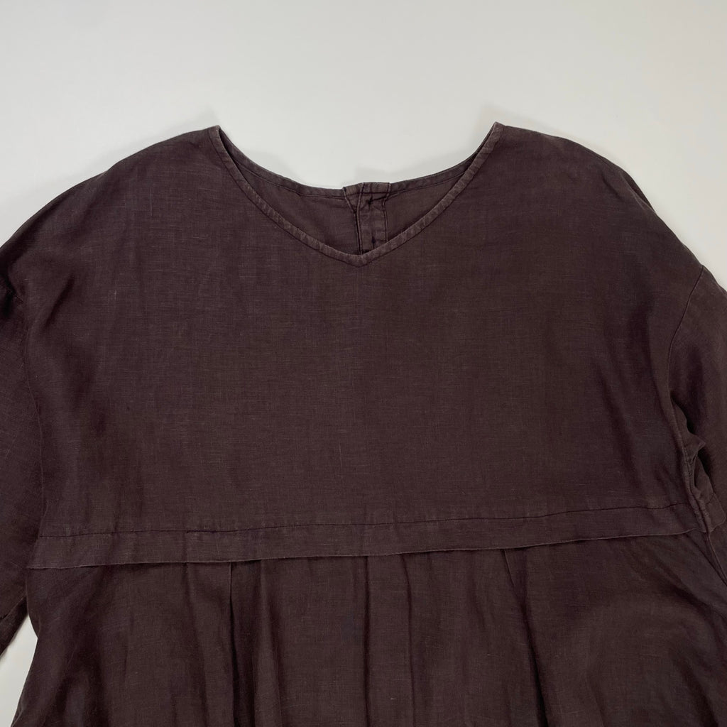 nest robe ネストローブ / 切替リネンワンピース 参考定価：35,000程度 SIZE：FREE