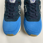 【未使用】 Sangacio サンガッチョ / BLUE × NAVY カウレザースニーカー 参考定価：24,000+tax SIZE:27cm