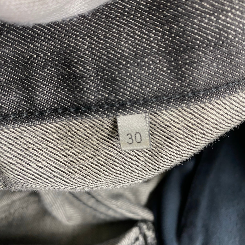 【09AW アーカイブ】 Dior HOMME ディオール オム / CDロゴプレート ブラック デニムパンツ クリス ヴァン アッシュ期 SIZE:W30