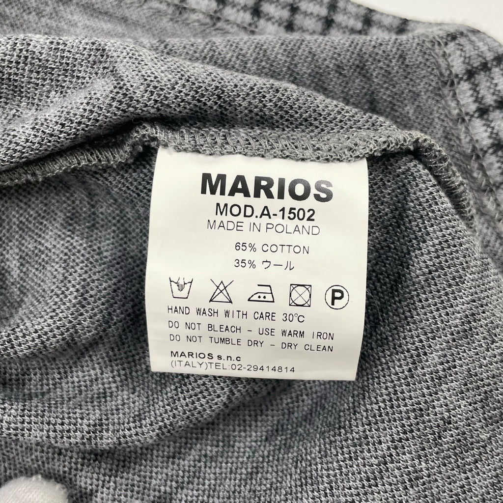 MARIOS マリオス / 変形タートルネックカットソー 参考定価：25,000程度 SIZE：M
