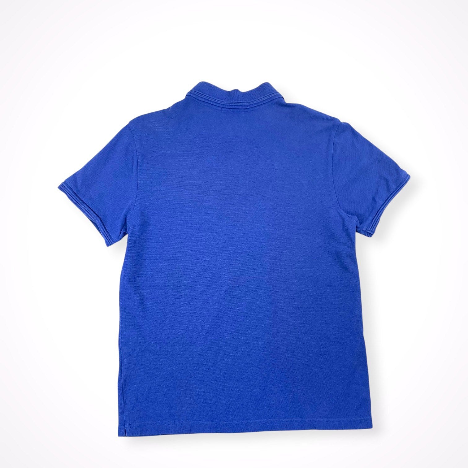 MONCLER / ワッペンポロシャツ ブルー SIZE：L