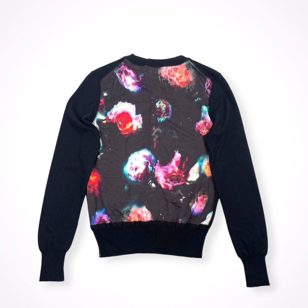 Paul Smith BLACK / フラワープリント クルーネックカーディガン SIZE:L
