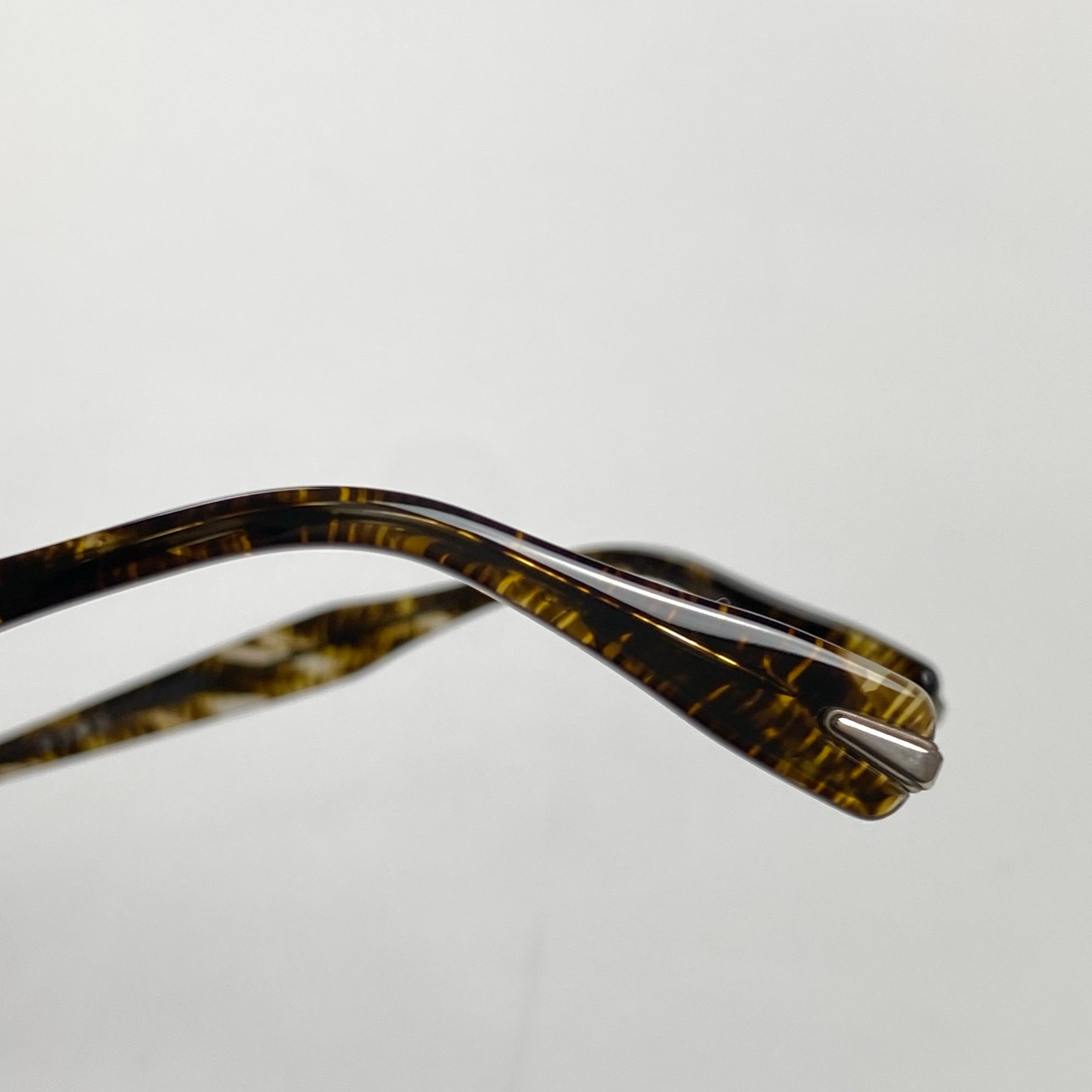 金子眼鏡 「PREMIUM」ライン / サーモント シルバーコンビ ブラウンイエロー 度なしクリアレンズ  参考定価：82,000+tax