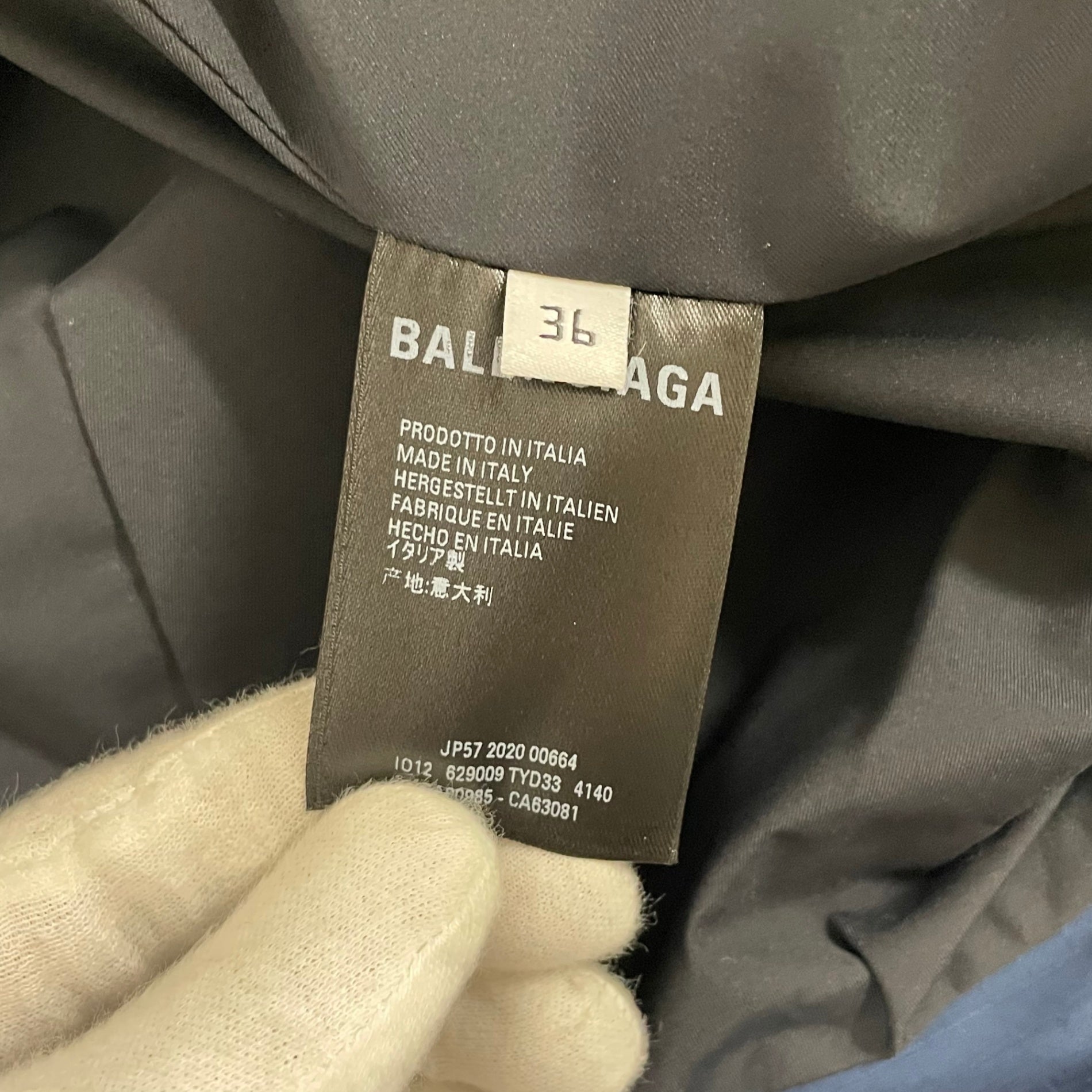 BALENCIAGA バレンシアガ / リフレクトナイロンジャケット 629009 20AW SIZE:36
