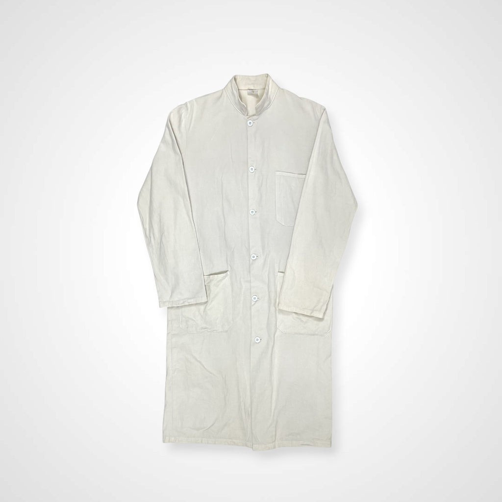 FRENCH MILITARY フランス軍 / 6-70s フレンチホスピタルコート ボルドー病院 SIZE：S-M程度