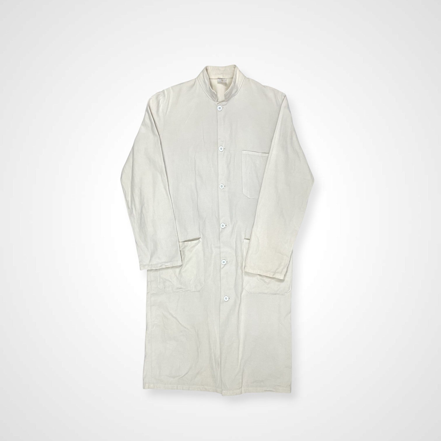 FRENCH MILITARY フランス軍 / 6-70s フレンチホスピタルコート ボルドー病院 SIZE：S-M程度