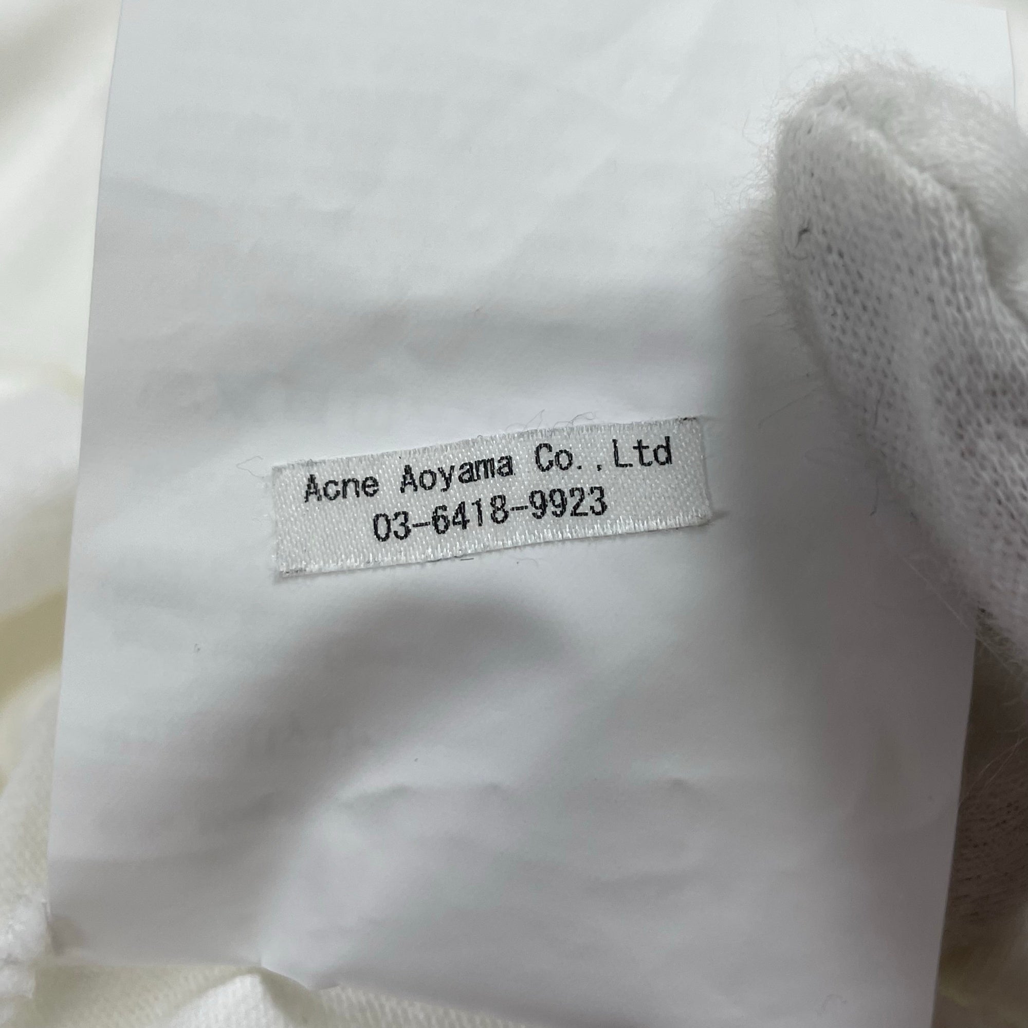 Acne Studios Blakonst アクネ ストゥディオズ ブラコンスト / モックネックサークルロゴTEE SIZE:XXS(S-M程度)