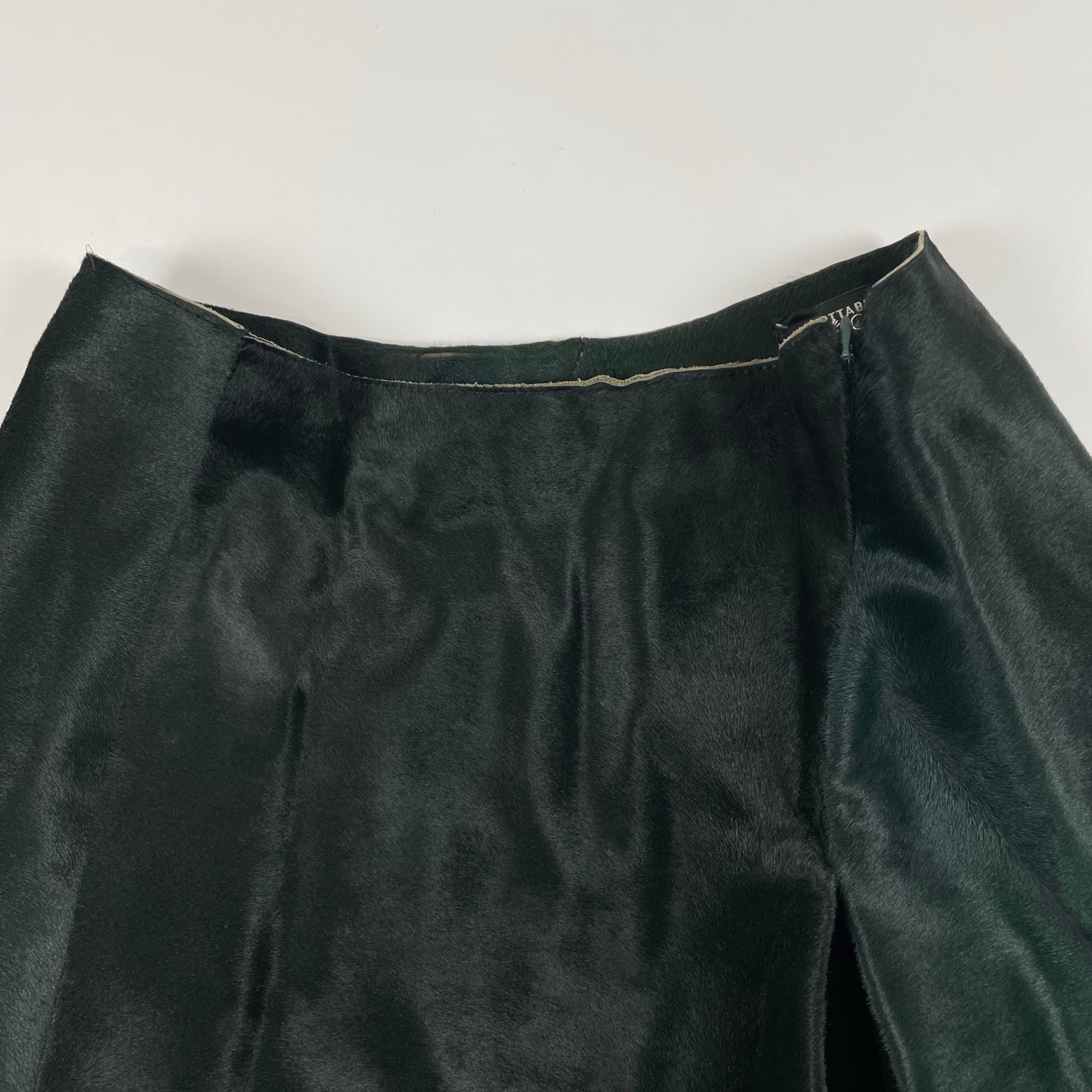 HETTABRETZ / ハラコレザースカート グリーン SIZE:42