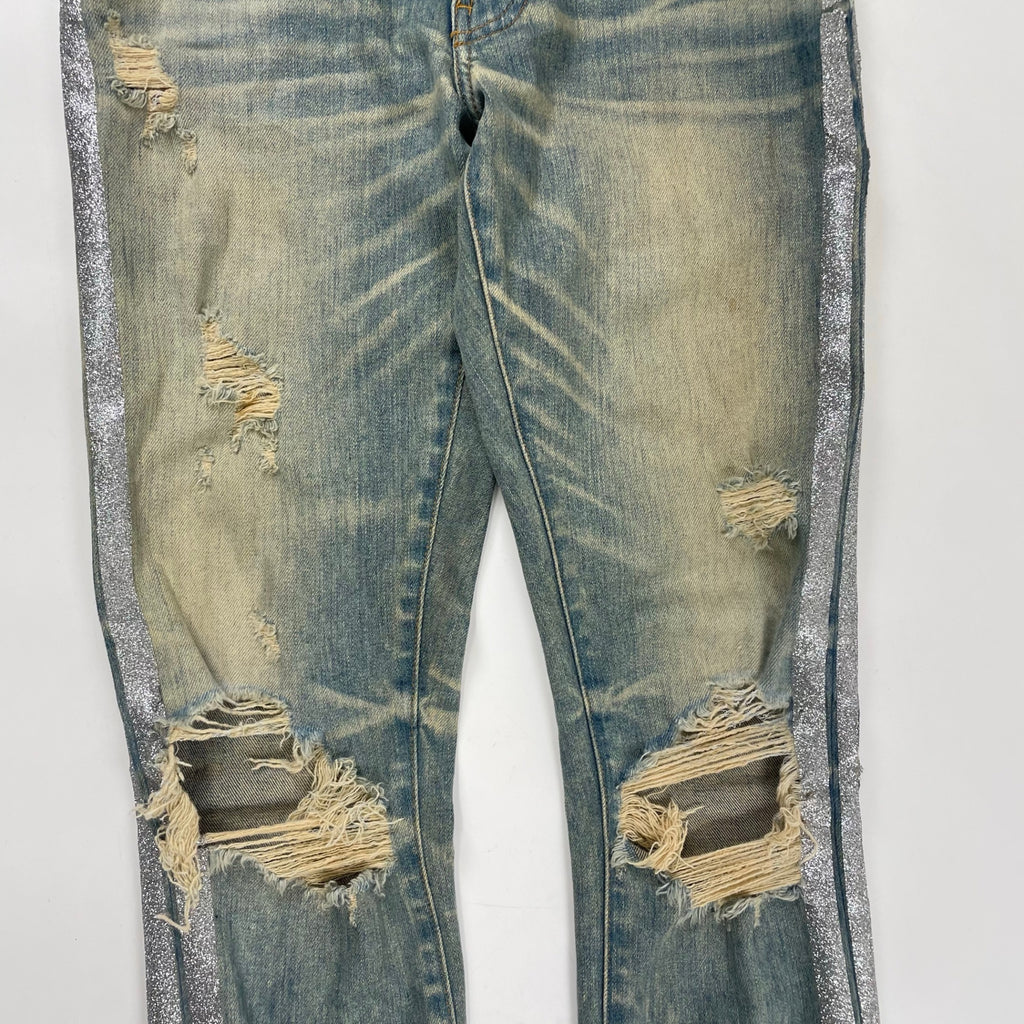 AMIRI / グリッターラメデニムパンツ 参考定価：150,000程度 SIZE:29