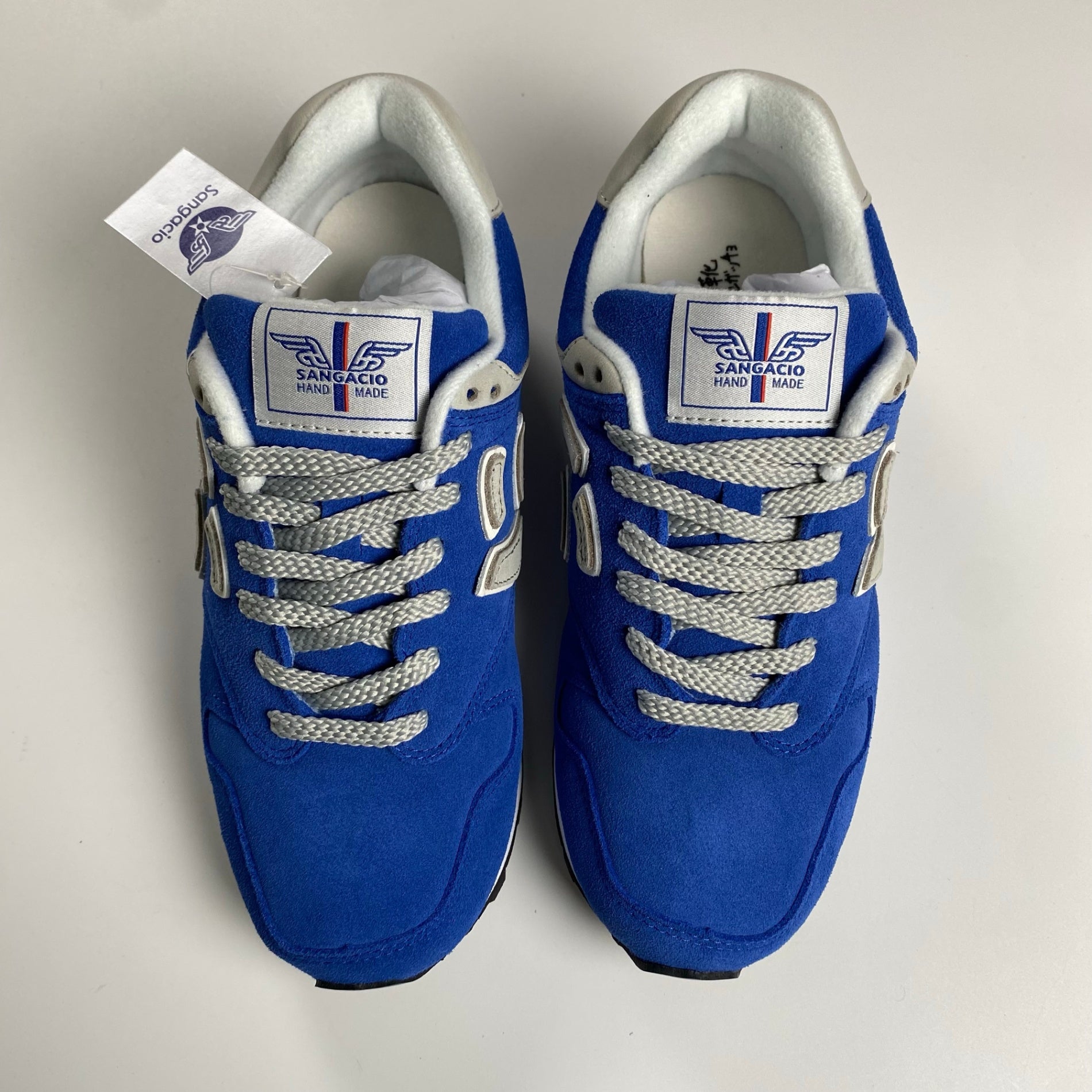 【未使用】 SANGACIO サンガッチョ / LIMITED MODEL 『SKY BLUE』 スエードレザー スニーカー 参考定価：23,000+tax SIZE:23.5cm