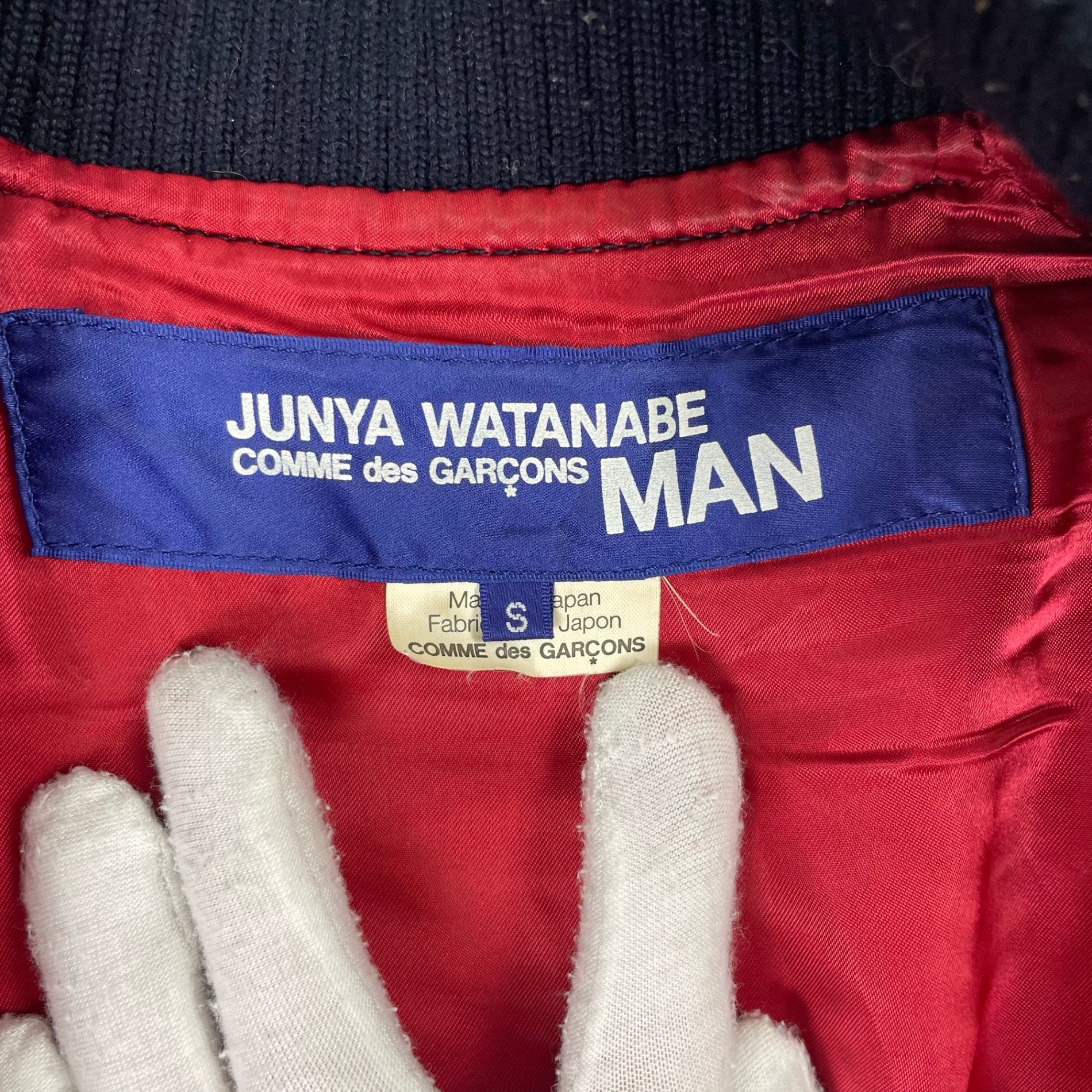 JUNYA WATANABE COMME des GARCONS MAN / 11AW ノルディック切替スタジャン SIZE:S