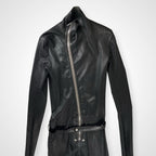 Rick Owens リックオウエンス / tight gary leather flight suits レザージャンプスーツ RR02A5550-LS SIZE:48