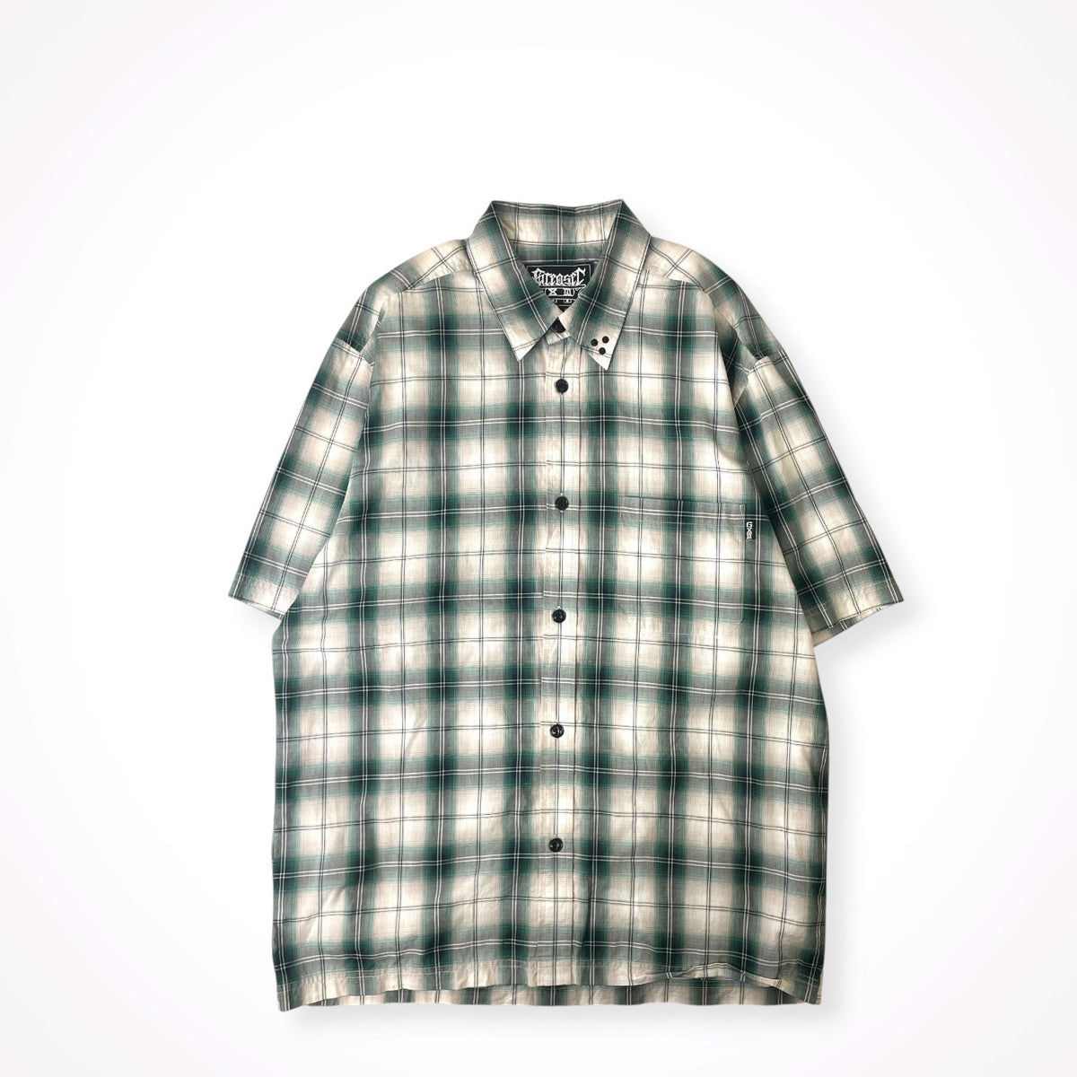 GREASER / シャドーチェックシャツ 参考定価：15,000程度 SIZE:XL