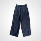beautiful people ビューティフルピープル / left hand twill tuck denim pants デニムパンツ 24ss 極美品 参考定価：45,000+tax  SIZE:34