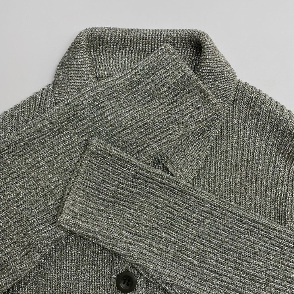 6(ROKU) BEAUTY＆YOUTH / LAME SHIRT CARDIGAN 参考定価：26,000+tax SIZE：FREE