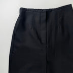 Ballsey ボールジー / ライトカルゼ ストレートパンツ ブラック 未使用品 参考定価：17,000+tax SIZE:34