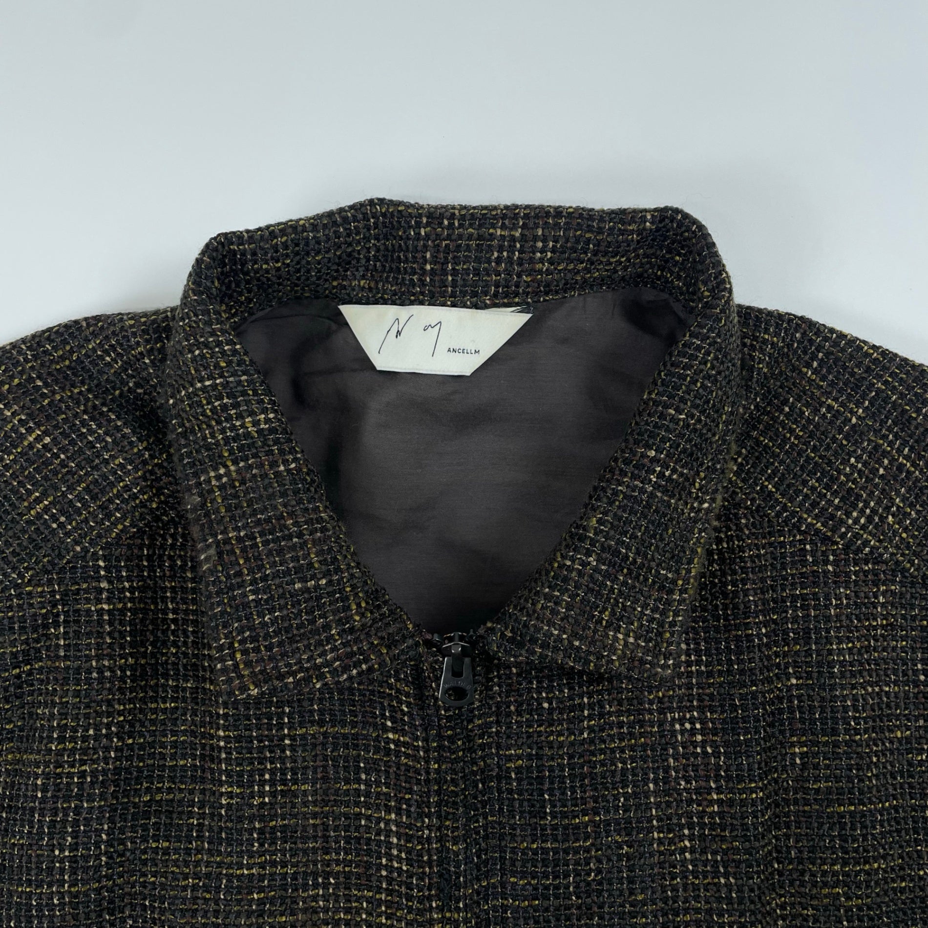ANCELLM アンセルム / TWEED ZIP JACKET 参考定価：39,000+tax SIZE:2