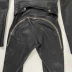 Rick Owens リックオウエンス / tight gary leather flight suits レザージャンプスーツ RR02A5550-LS SIZE:48