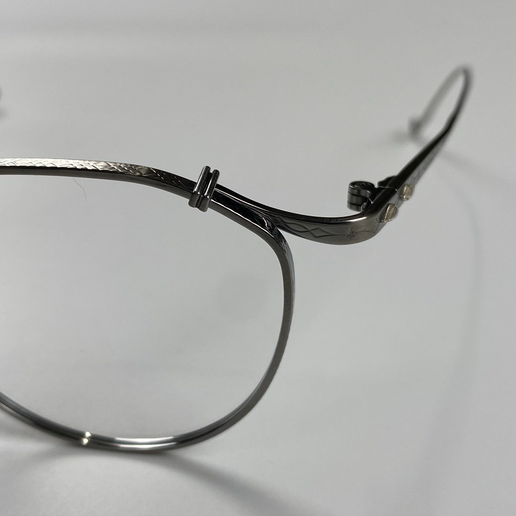 【極美品】 金子眼鏡 premium / KMP-24 ATS クラウンパント SILVER925 度なしクリアレンズ SIZE：47□21 137