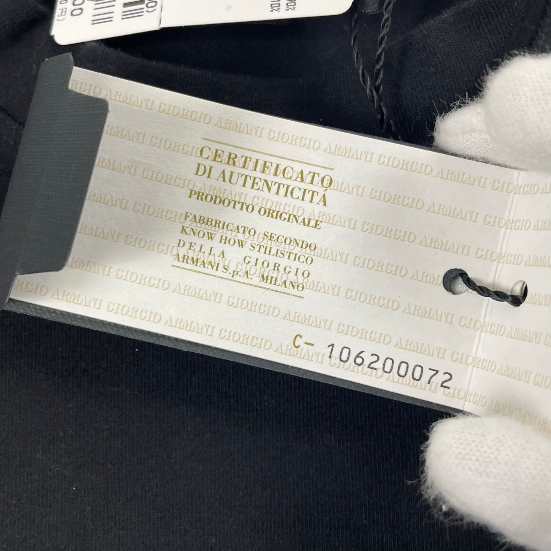 GIORGIO ARMANI ジョルジオ アルマーニ / ポートフォリオTEE 参考定価：38,000+tax SIZE:48