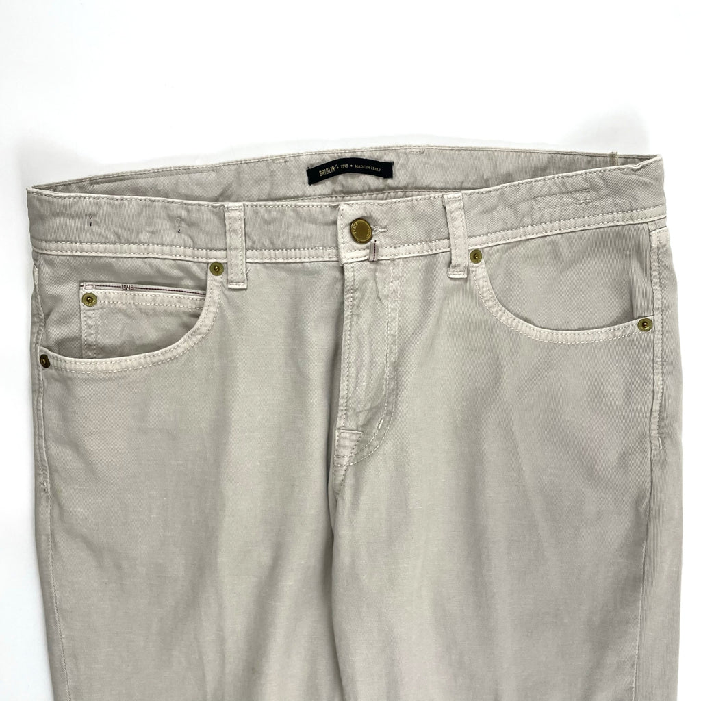 BRIGLIA 1949 / RIBOT-C コットンリネンMIXパンツ SIZE:W90