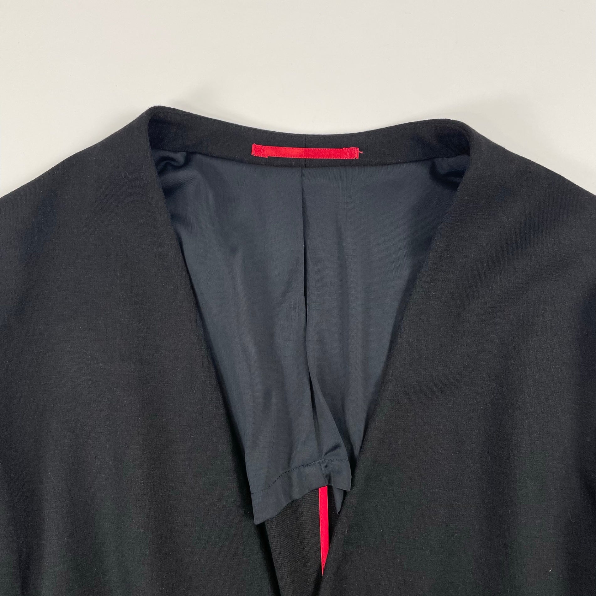 DRESSTERIOR / ウールブレンド ノーカラーリラックスジャケット 未使用品 参考定価：33,000+tax SIZE:S